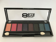 Leticia Well - Oogschaduw Palette - 8 donkere tinten abrikoosroze/roze/oud roze/paars/bruin/zwart/groen/blauw - nummer 34450 58