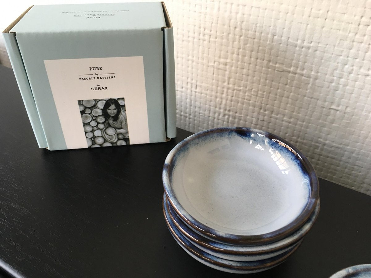 PASCALE NAESSENS KOM MINI S BLAUW GEGLAZUURD PURE 7.4 CM X 2 CM (8 STUKS)