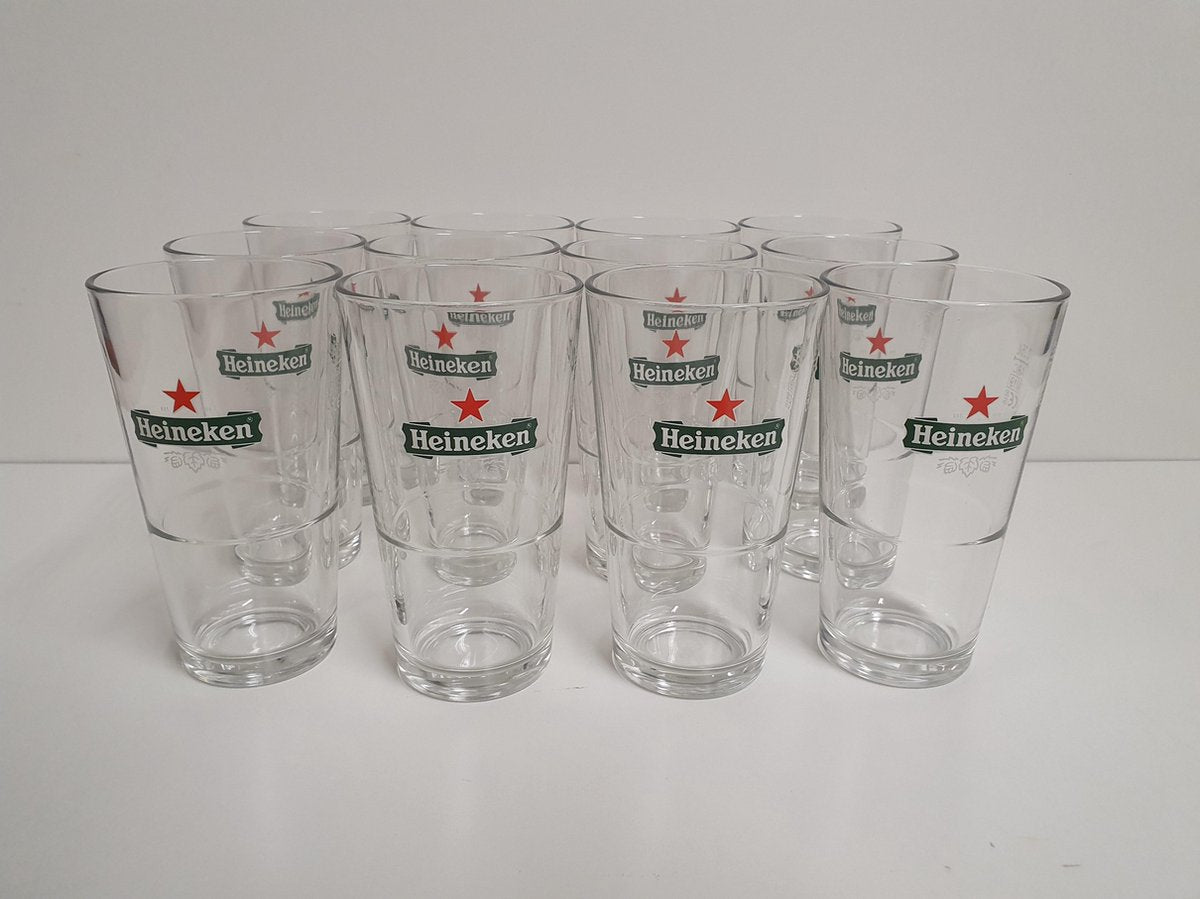 Heineken Bierglas Vaasje 22cl Doos 12 stuks