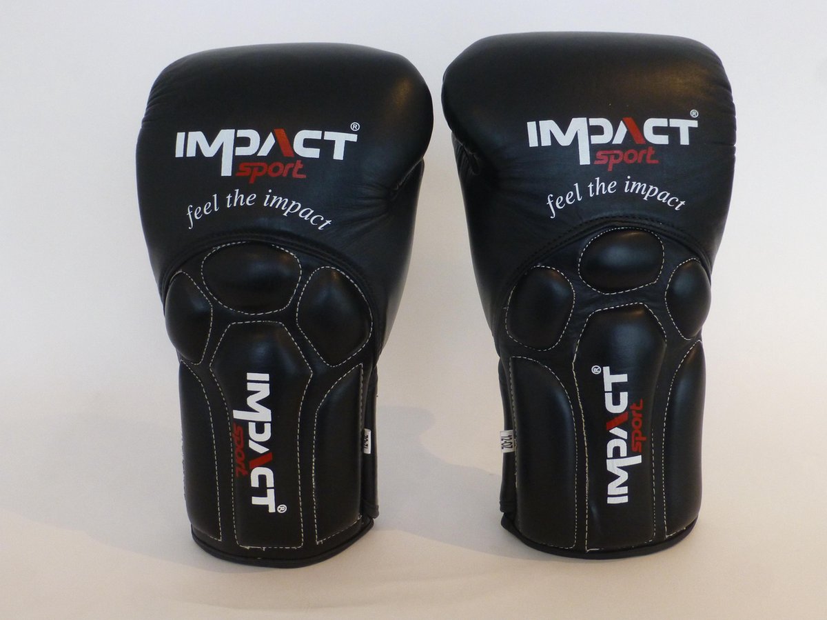 IMPACT SPORT - Premium Boxing Glove Leather 14 oz Black