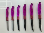 Kosova Schilmes RVS - Super Scherp - Set 6x - Paars
