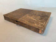 DNR Hondenkussen leer 80x55x10cm - Donker bruin