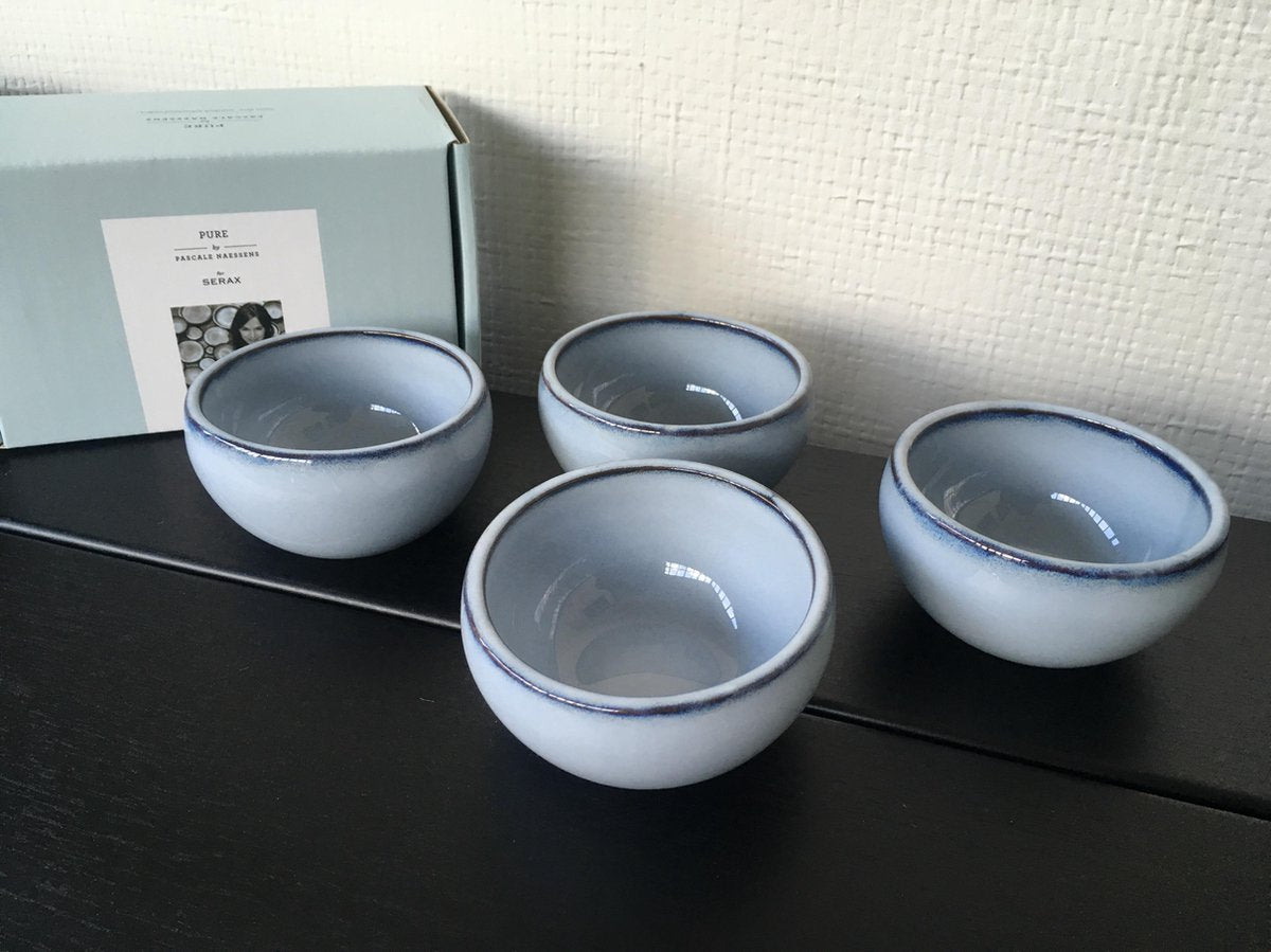 PASCALE NAESSENS KOM S BLAUW GEGLAZUURD PURE 9 CM X 4.7 CM (8 stuks)