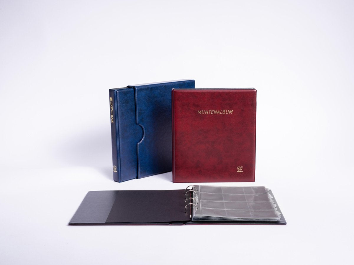 Importa POPULAIR de Luxe - Blauw - Gewatteerd Muntenalbum incl. Cassette