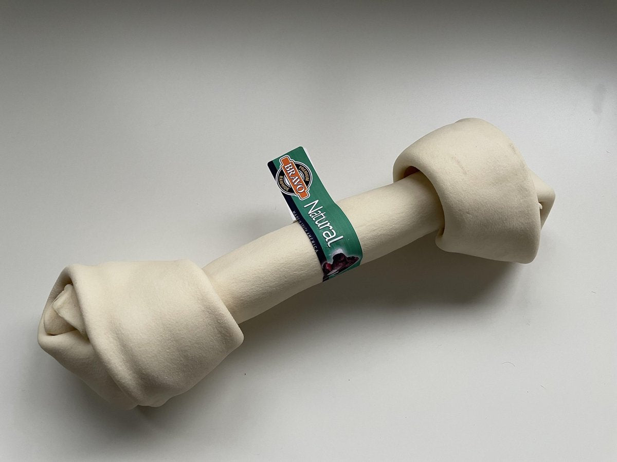 Bravo Rawhide  knotted bone 11-12 cm