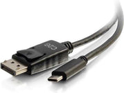 C2G 80542 tussenstuk voor kabels USB-C DisplayPort Zwart