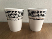Gusta Beker Fika 300ml Dots W/Gold