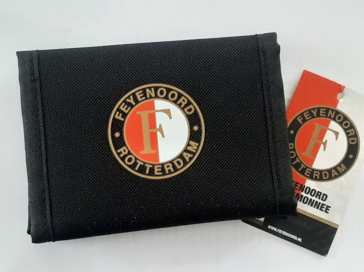Feyenoord  Rotterdam portemonnee zwart met clublogo goud rood wit