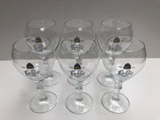 6x Leffe bierglas (3x 25cl + 3x 33cl) bierglazen speciaalbierglas op voet Bokaal bier glas glazen