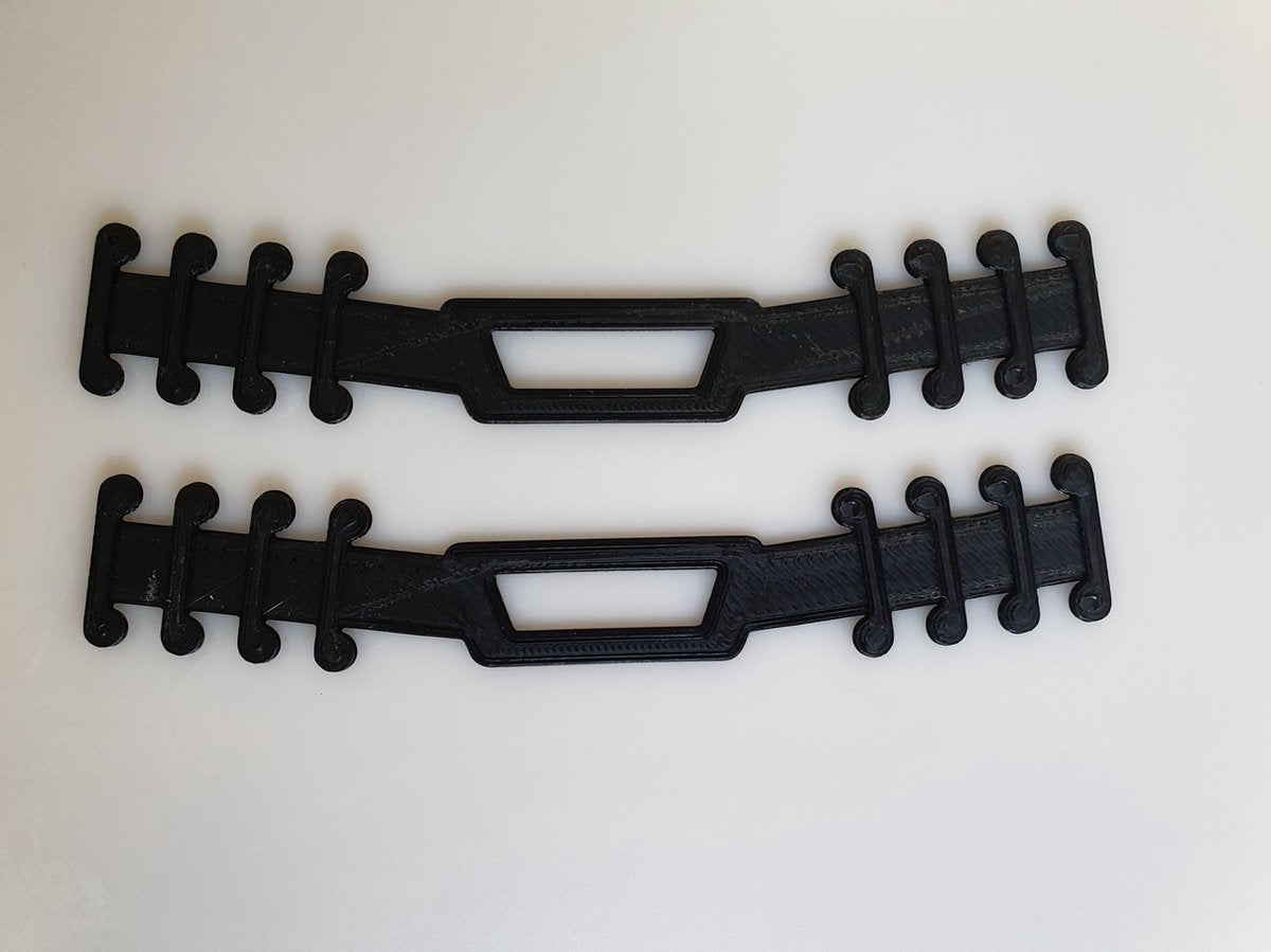 EarComfort 2 stuks zwart - Earsaver - Ear saver - Mondkapjes dragen zonder pijn en irritatie - earsavers mondmasker - aantrekhulp - mondkapje beschermstuk - draagband mondmasker - beschermer - strip voor mondkapje - earbuddie