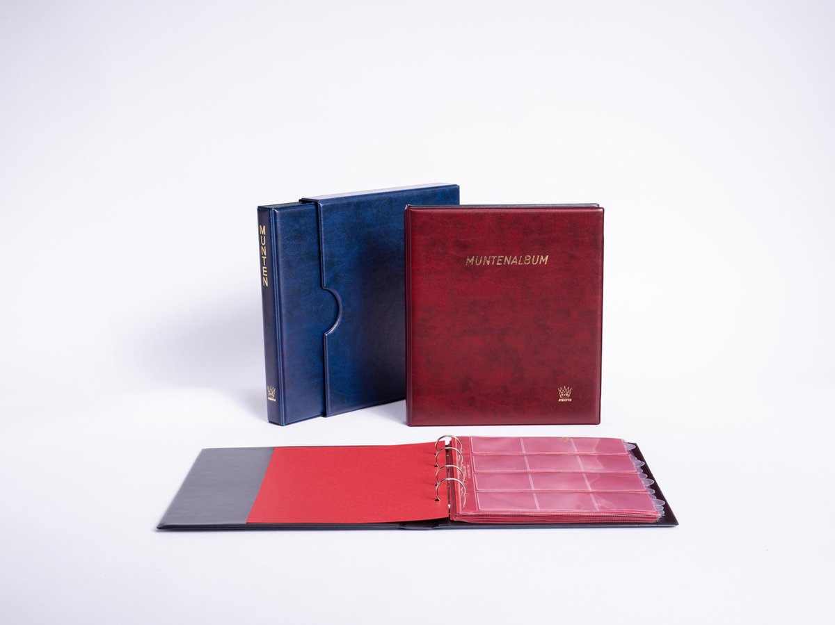 Importa POPULAIR de Luxe - Rood - Gewatteerd Muntenalbum incl. Cassette