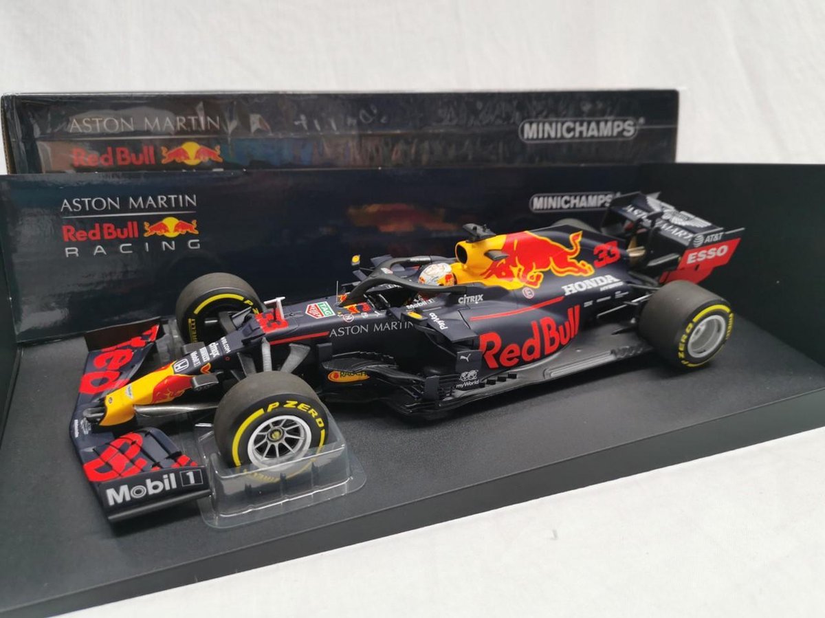 Aston Martin Red Bull Racing RB16 Max Verstappen Winner 70th Anniversary GP 2020 1-18 Minichamps Limited 354 Pieces