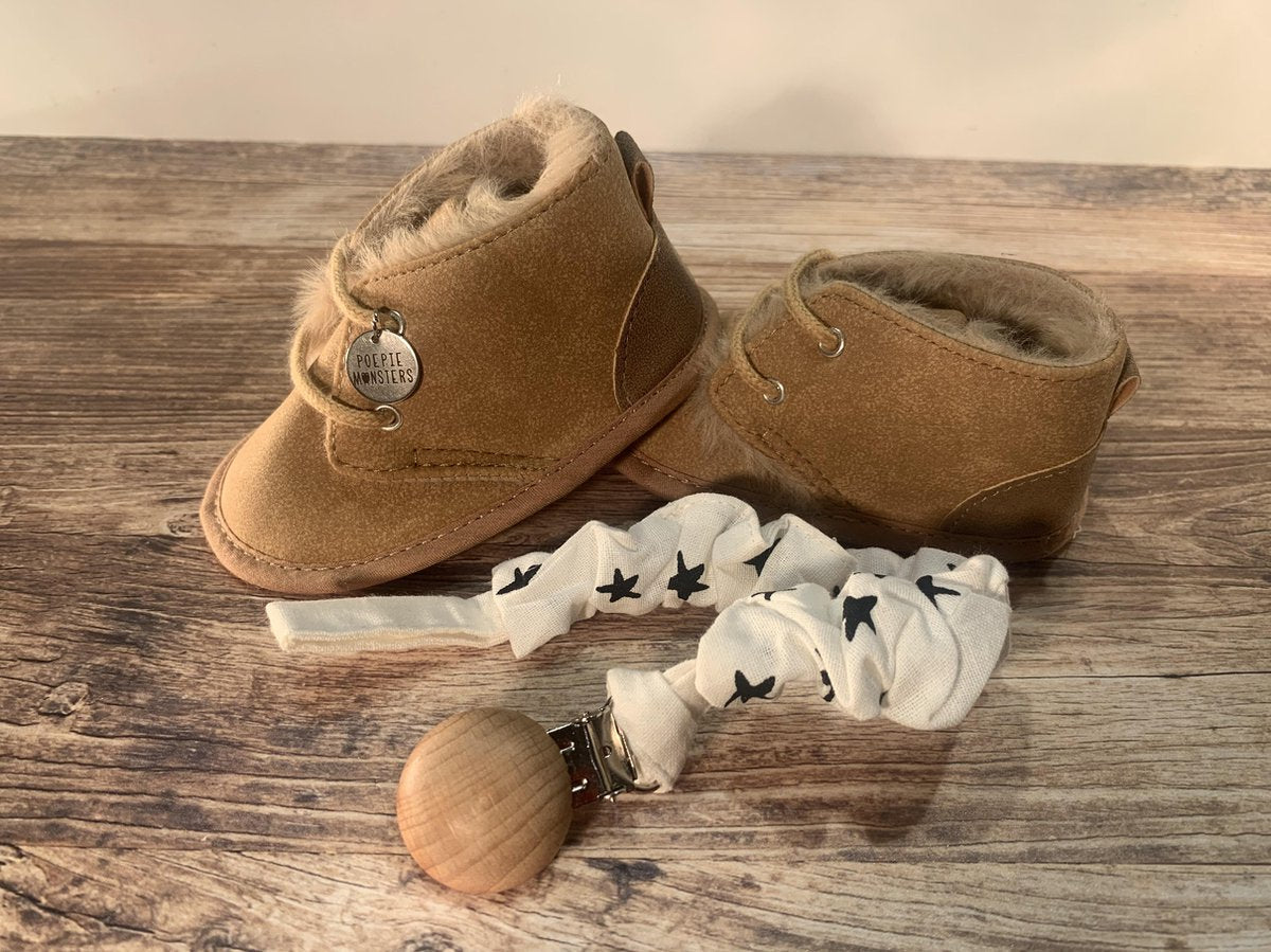 Speenkoord - Kraamcadeau - Baby - Sterren - Stippen