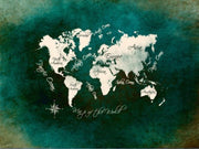 Diamond Painting Wereldkaart - #6 - 60 x 80 cm - Maak Zelf De Mooiste Schilderijen