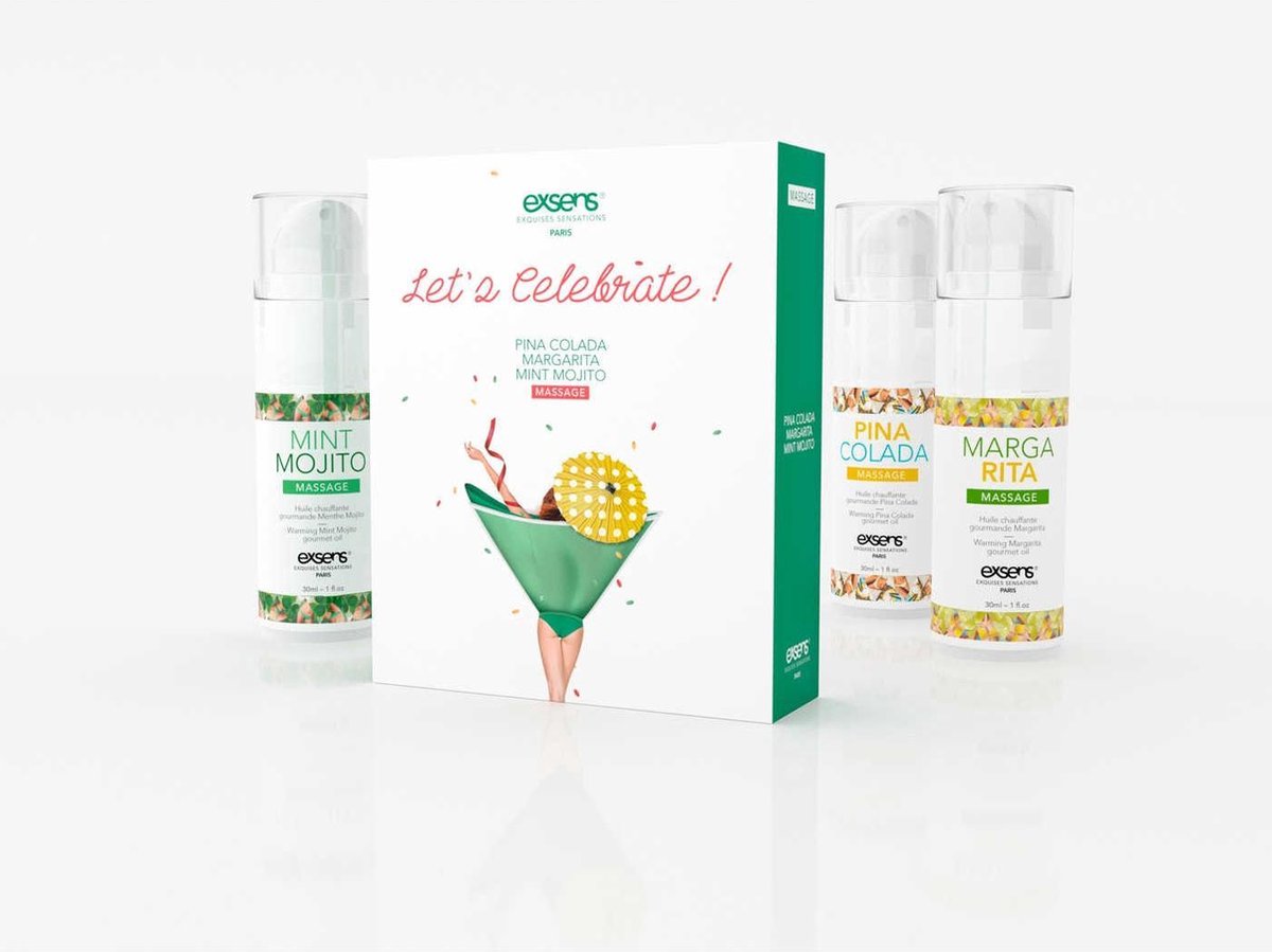 EXSENS 3 x Massageolie Let's Celebrate