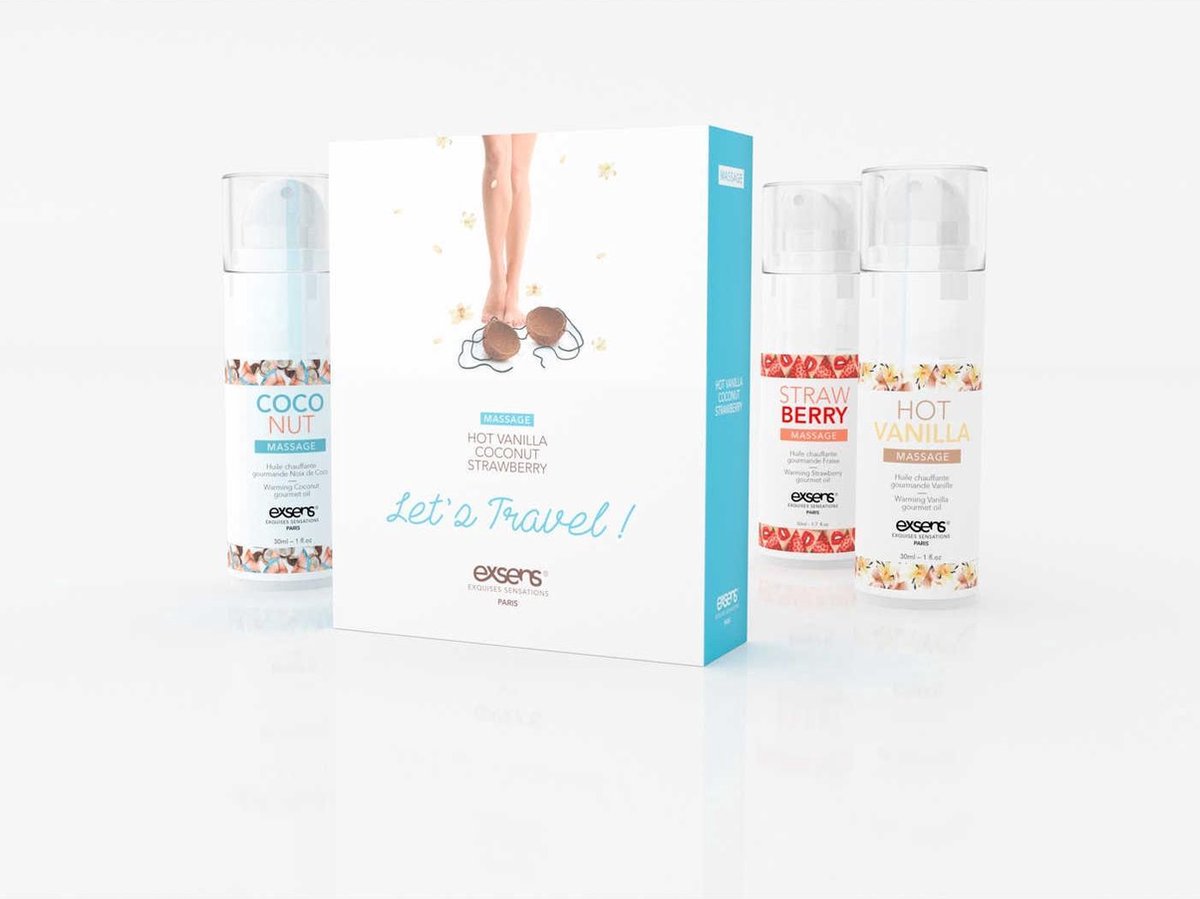 EXSENS 3 x Massageolie Let's Travel