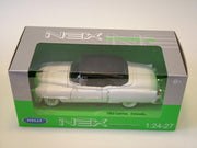 1953 Cadillac Eldorado wit modelauto - Welly 1:24