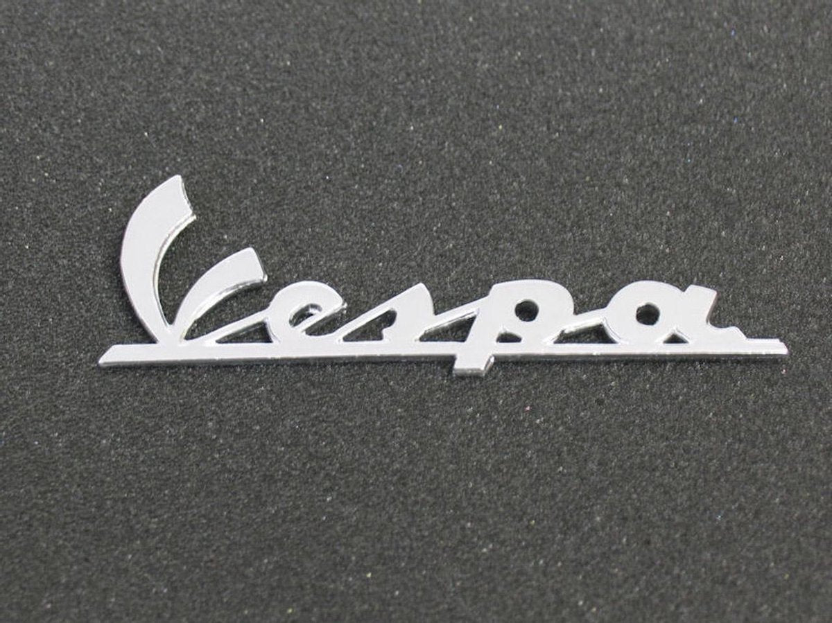 Embleem Vespa  chroom