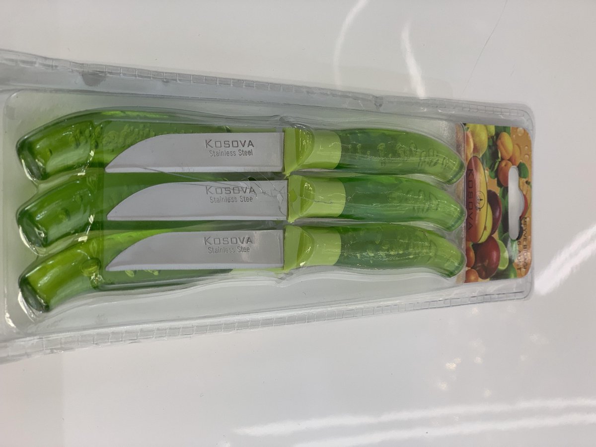 Kosova Schilmes RVS - Super Scherp - Set 6x - Groen