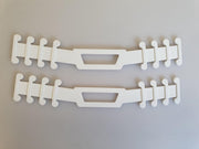 EarComfort LUXE MEDISCH GETEST 2 stuks wit - Earsaver - Ear saver - Mondkapjes dragen zonder pijn en irritatie - earsavers mondmasker - aantrekhulp - mondkapje beschermstuk - draagband mondmasker - oorbeschermer - strip voor mondkapje - earbuddie