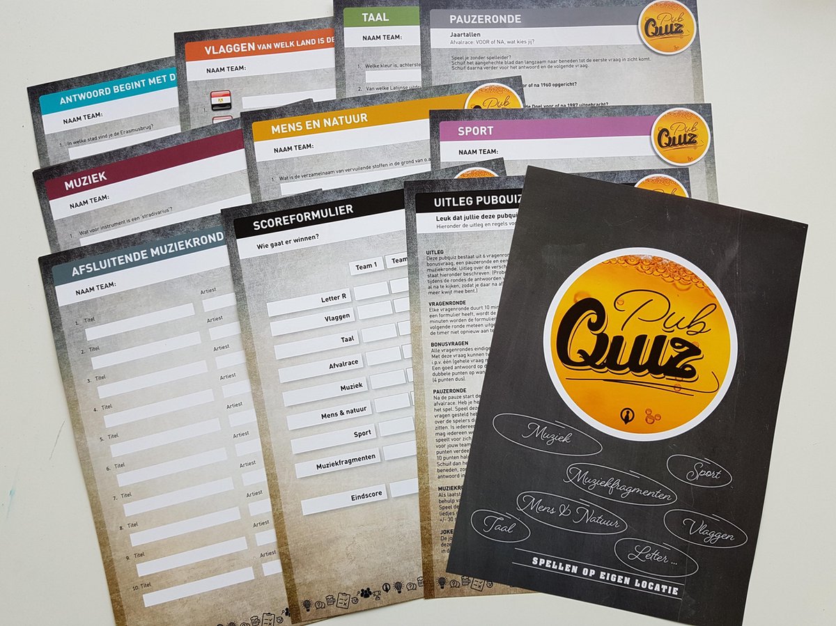 Pubquiz voor thuis (3) | Ga de strijd aan met elkaar!