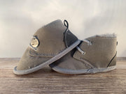 Babyschoentjes - Grijs - Antislip - 7-12 maanden - Baby