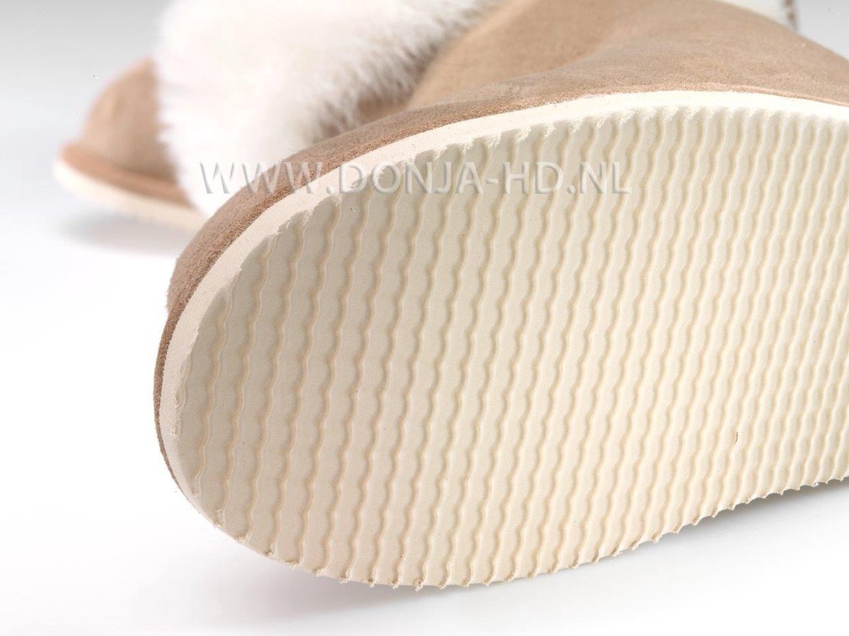 Donja HD lamsvacht pantoffels met oplopende zool maat 41 model Karlskrona