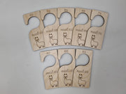 Kastverdelers ALPACA maat 50 t/m 92 - maathangers - baby - baby kleding - kleding kast - organizer - babykleding ordenen