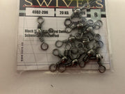 Spro - driehoeks wartel - swivel - 10 stuks - maat 6 - 20 kg