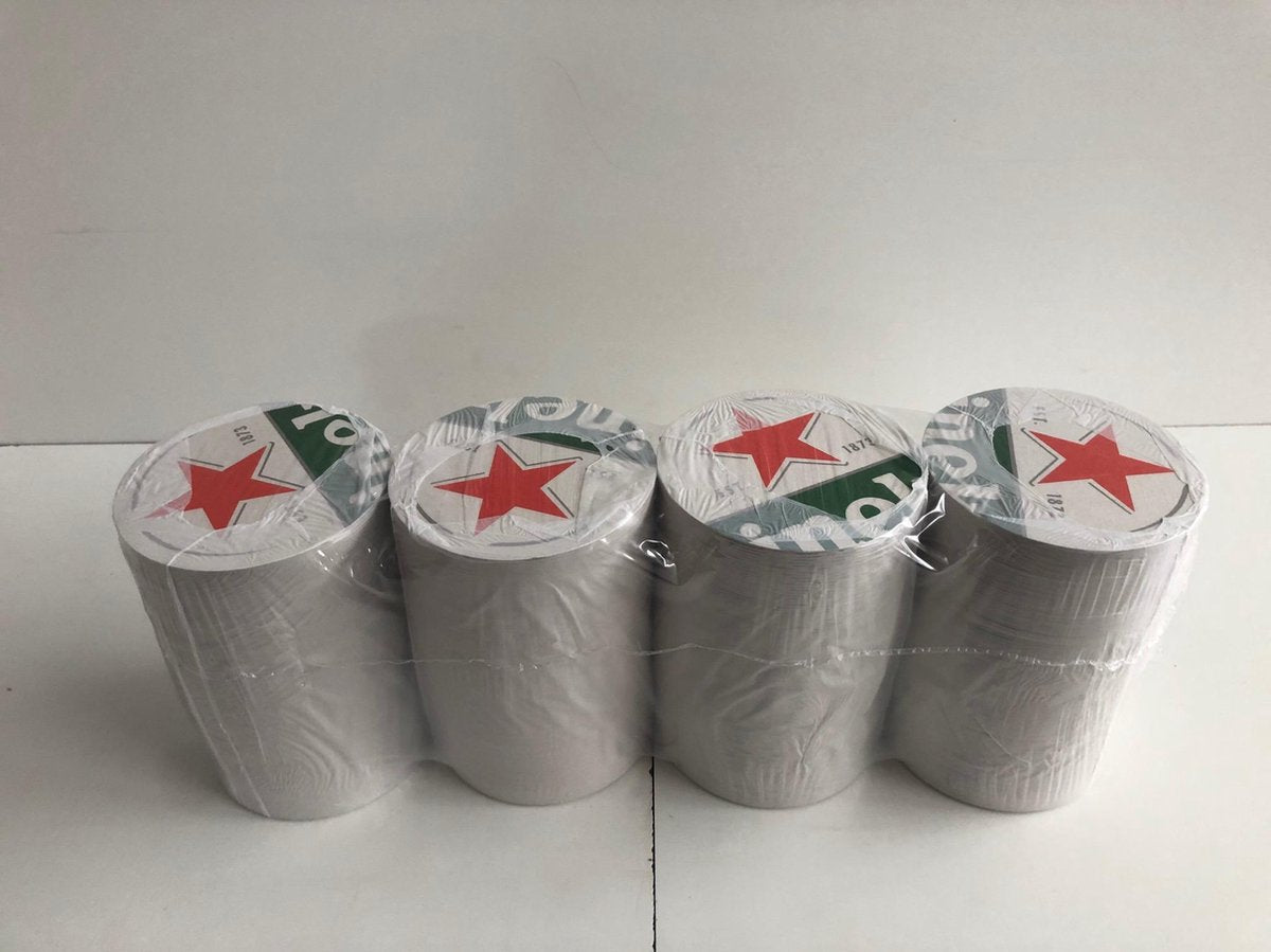 Heineken Bierviltjes 4 Rollen á 100 Stuks | Ideaal Voor Onder Je Bierglas