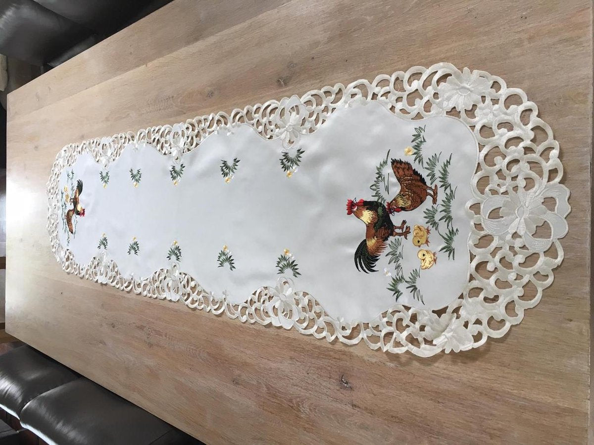 Tafelkleed - Kip - Kippen - Loper 70 cm - 1999A