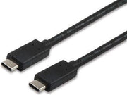 Equip 12834207 USB-kabel 1 m USB 3.2 Gen 2 (3.1 Gen 2) USB C Zwart