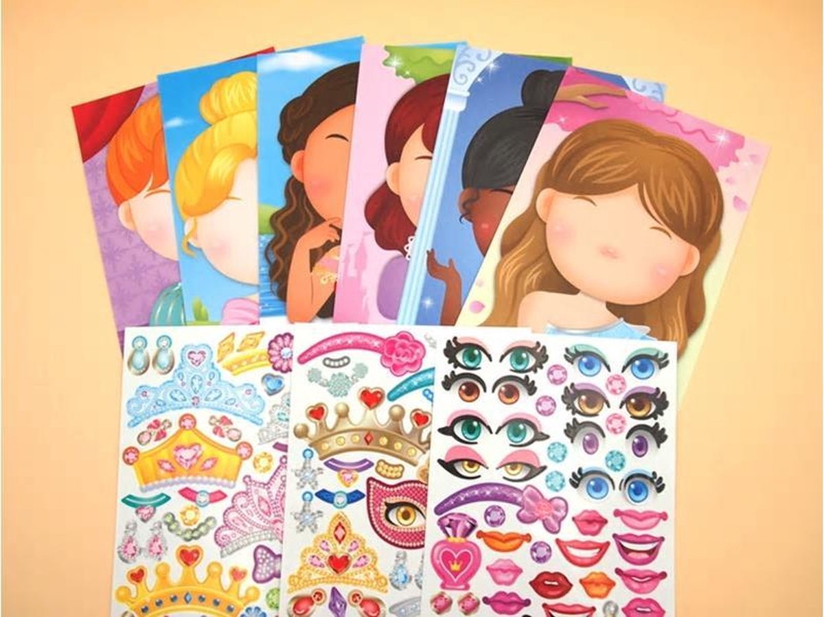 Sticker Pret Sticker Set Mode Prinsessen (6 stuks)
