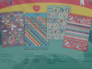 400 Unicorn Stickers - Stickerset Eenhoorn - inclusief alphabet - 4 Vellen