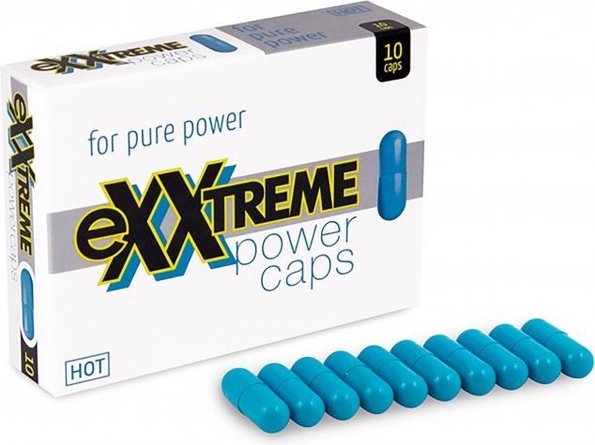 Exxtreme Potentie Pillen - 10 capules - Extreem veel extra power - Meer zin in sex - Langdurige harde erectie