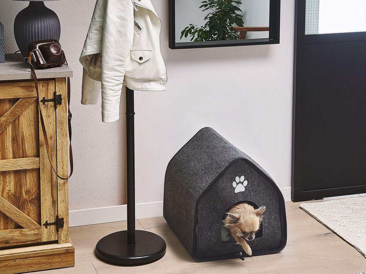 Beliani Jangi - Dierenbed - grijs - vilt
