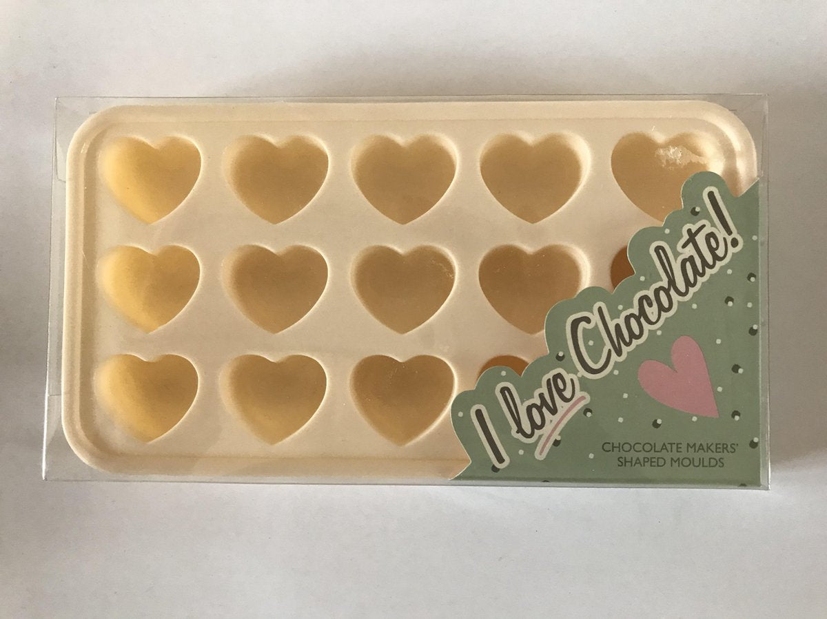 Chocolade mould hartjes