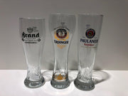 bierbokalen bierglazen set 3x50cl (brand erdinger paulaner) weizen bierglas weizenbier