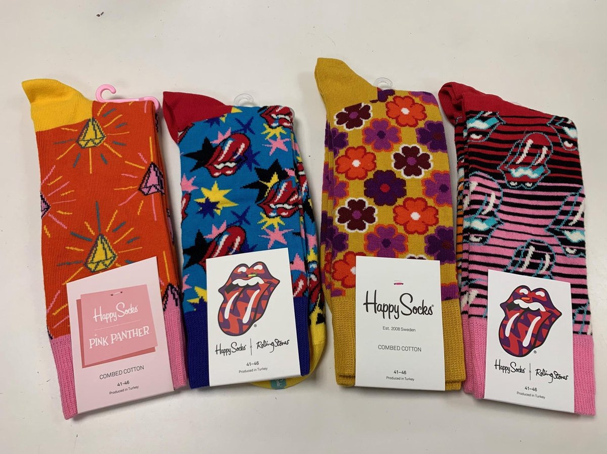 Happy Socks - sokken - assorti - 4 stuks - 79