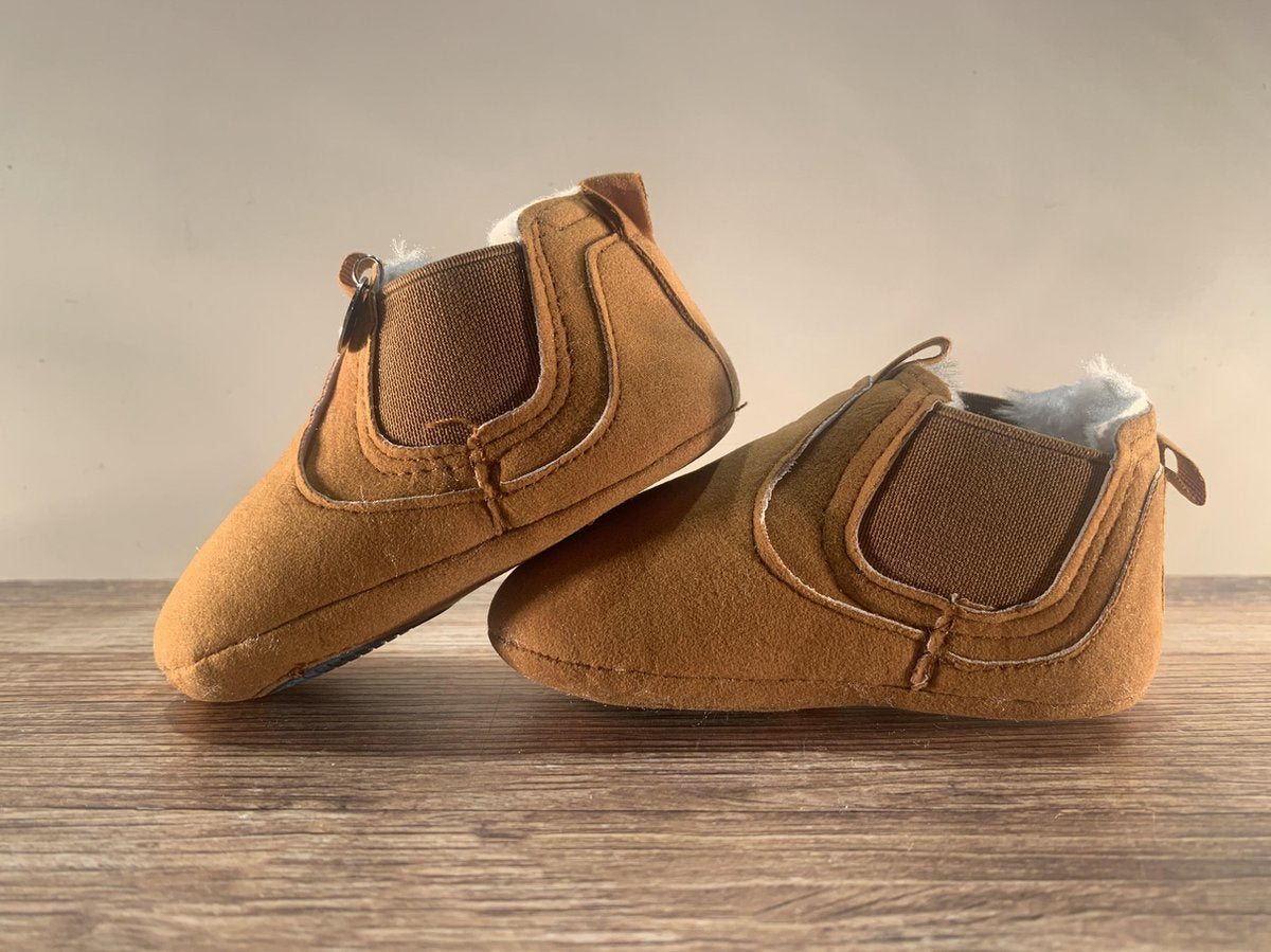 Babyschoentjes - Bruin - Antislip - 7-12 maanden - Baby