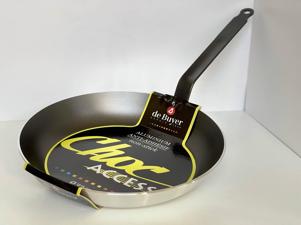 De Buyer Choc Access -  Koekenpan - Anti Aanbak - 32 cm - Aluminium