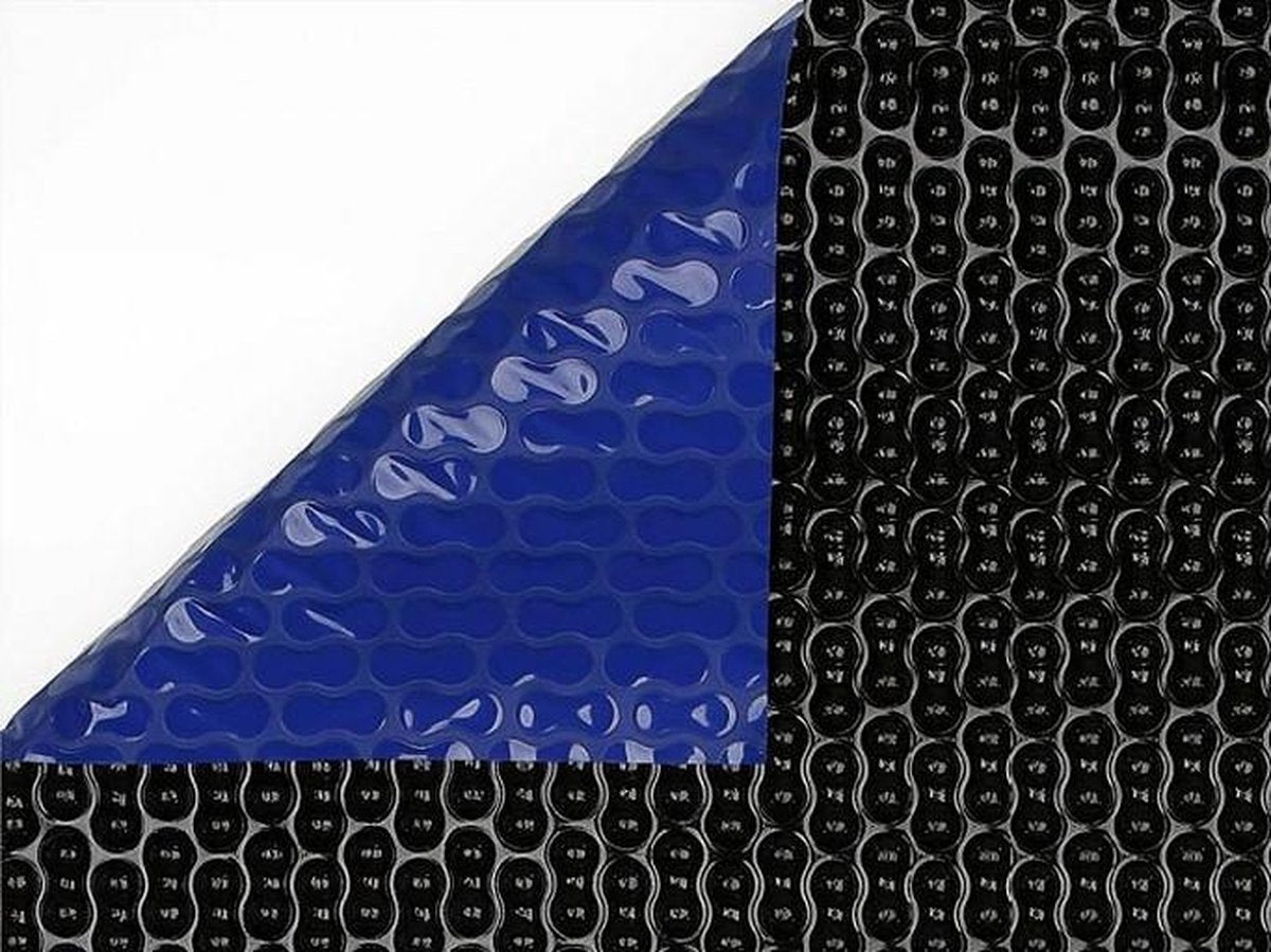 GeoBubble - solar folie - zomerafdekking - afdekzeil zwembad 500μm | Blauw/Zwart | 2