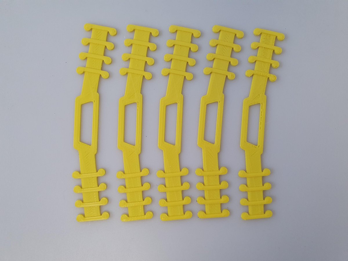 EarComfort set van 5 stuks geel - Earsaver medisch getest - Ear saver - Mondkapje dragen zonder pijn en irritatie - mondkapjes houder - earsavers mondmasker - mondkapje beschermstuk - draagband mondmasker - earbuddies - strip voor mondkapje