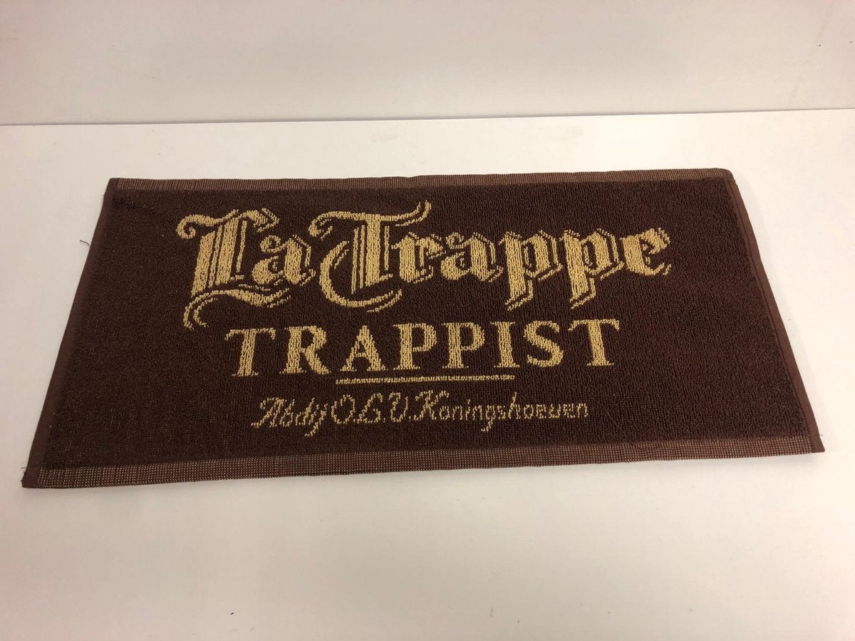 La Trappe Trappist barmat bardoek handdoekje stof 25