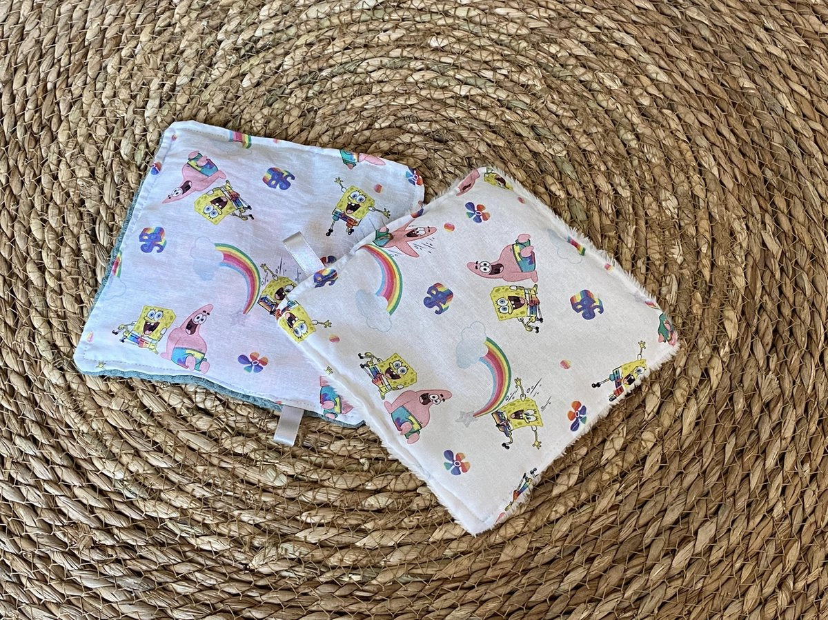 Set van 2 voelzakjes - Spongebob - HSP - concentratie - babyspeelgoed - voelzakje