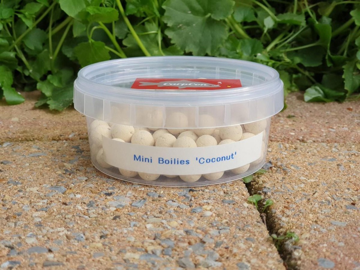 Mini boilies 'Coconut' (Method) Feeder Miniboilies - 10mm - 70g - Vissen