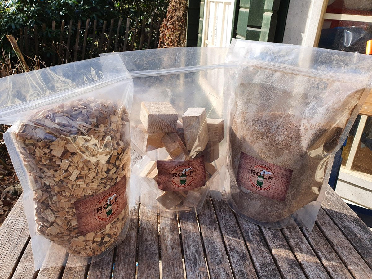 Hickory assortiment / cunks / snippers/ rookmot