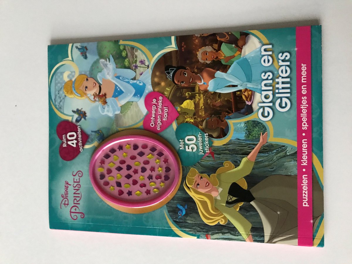 disney prinses- puzzelen - kleuren - spelletjes - activiteitenboek