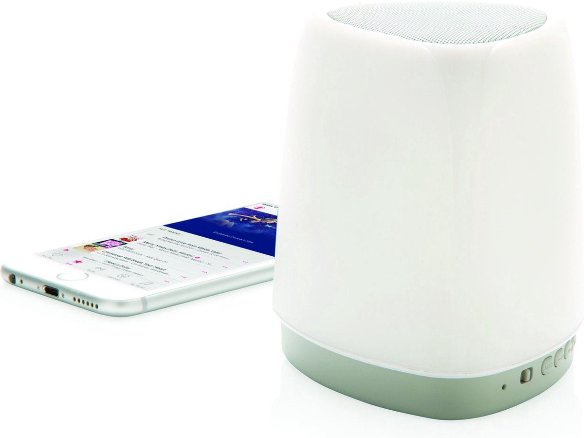 Kleurwisselende speaker lamp