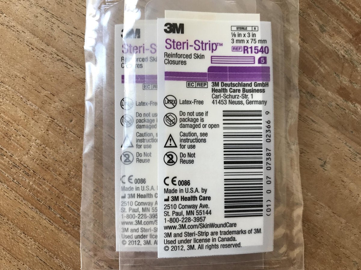 3M Steristrips 3 x 75 mm - 10 stuks - Pleisters